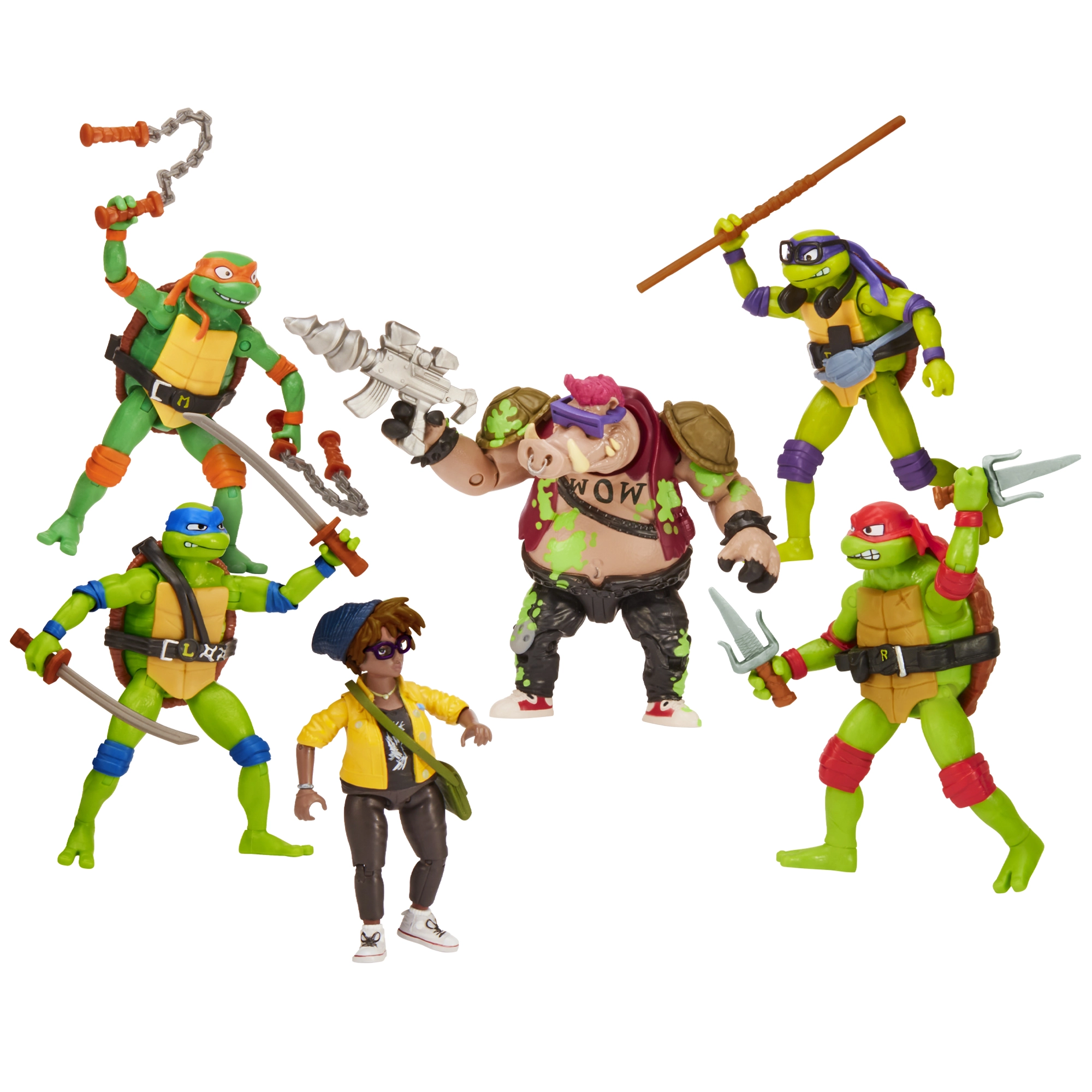  Ooze Cruisin' Action Figure 6-Pack
