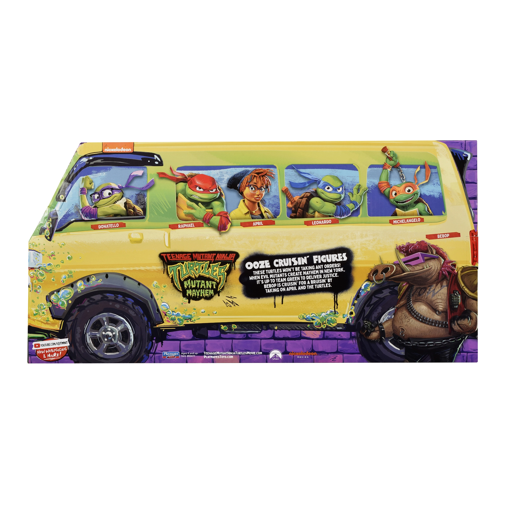  Ooze Cruisin' Action Figure 6-Pack