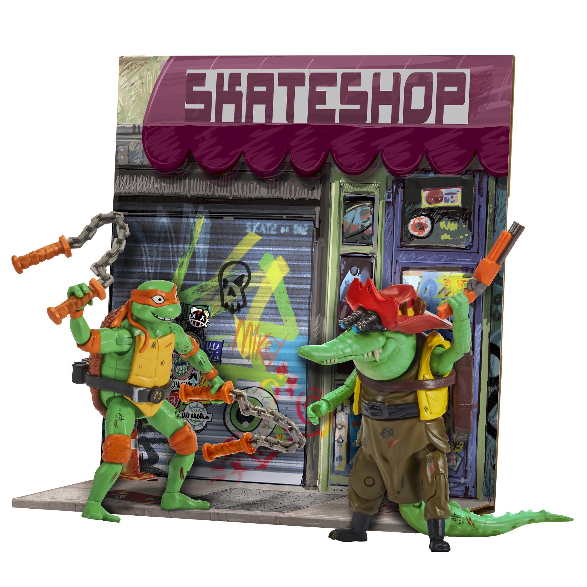 Michelangelo vs. Leatherhead