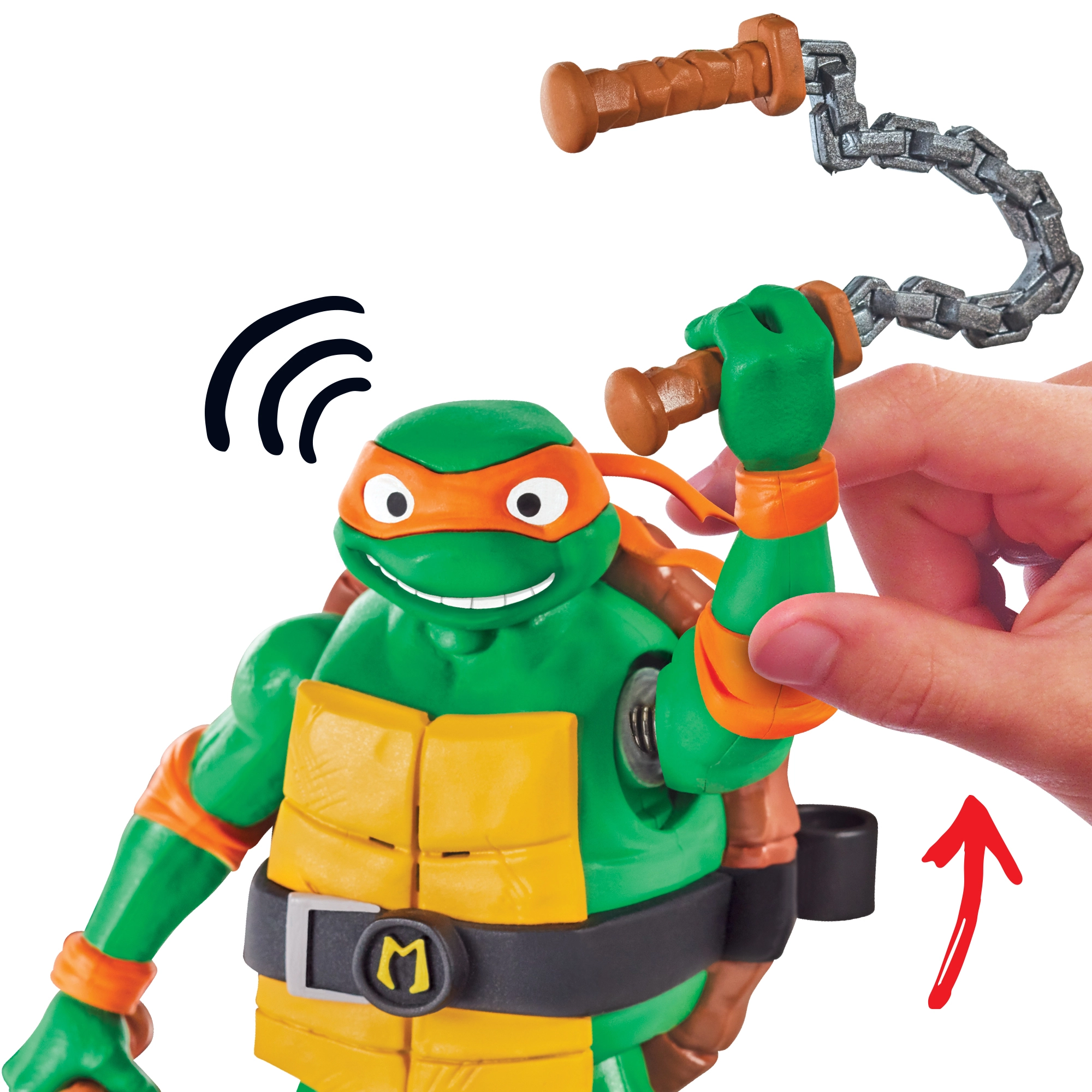  Michelangelo Deluxe Ninja Shouts 