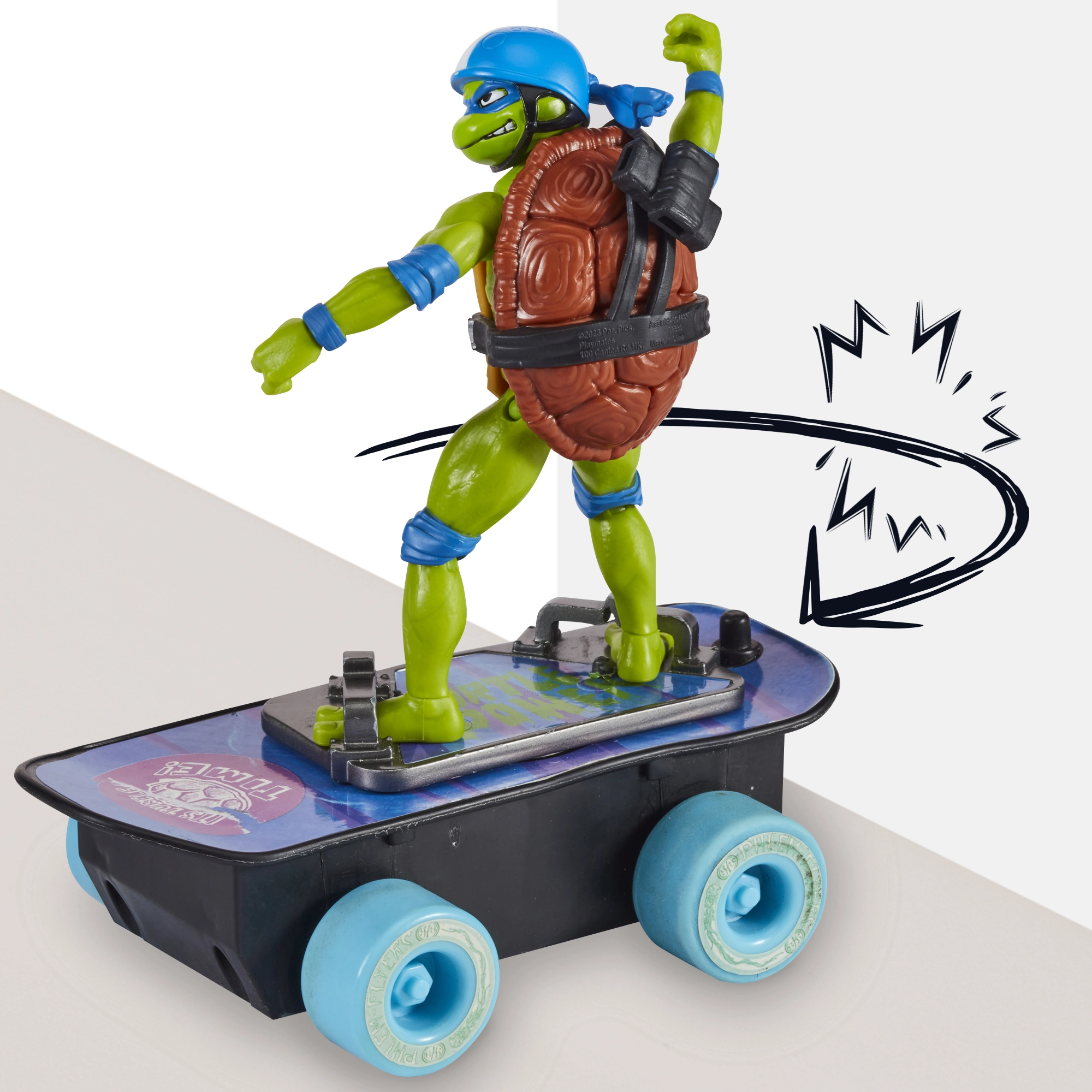 Leonardo with Skateboard and Skatepark