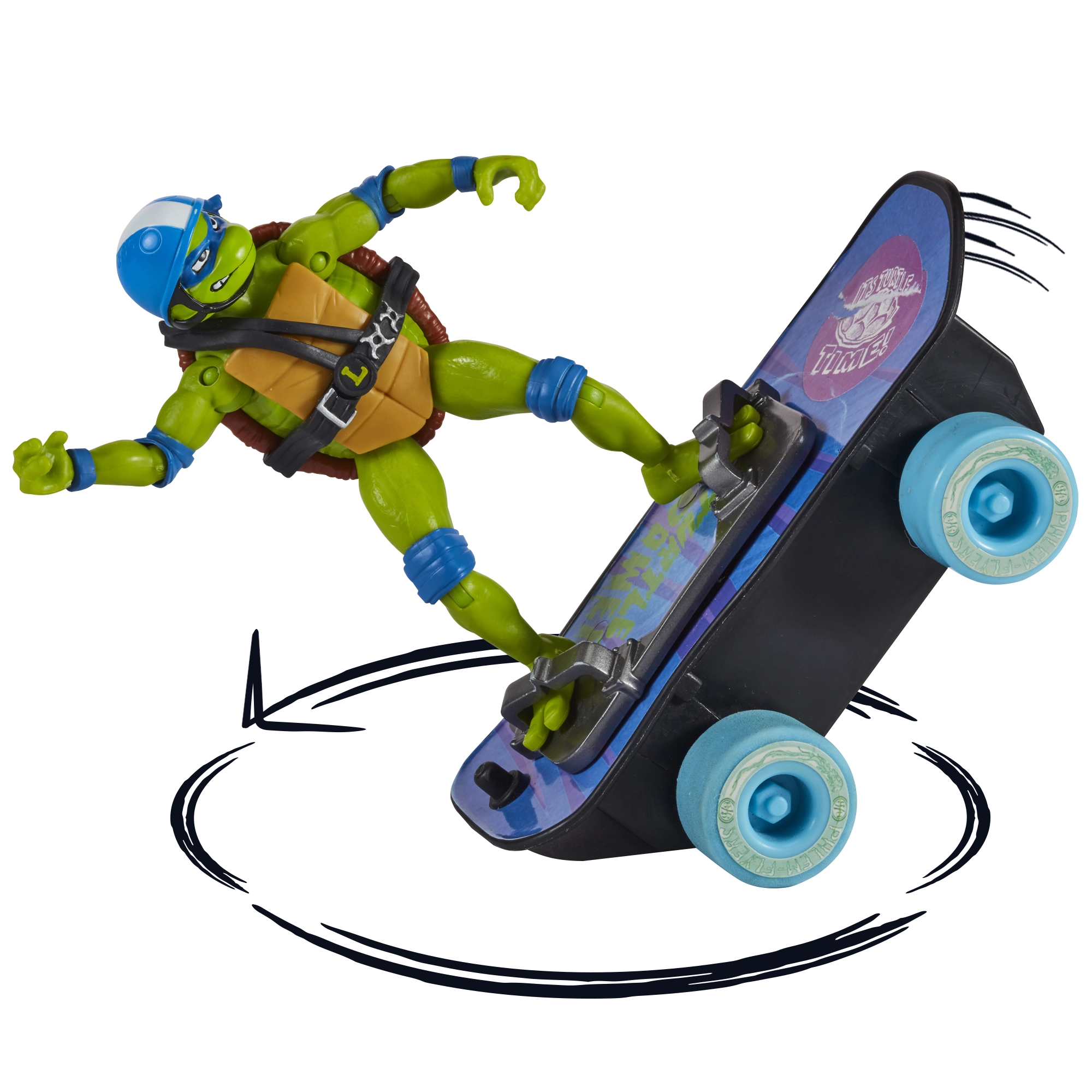 Leonardo with Skateboard and Skatepark