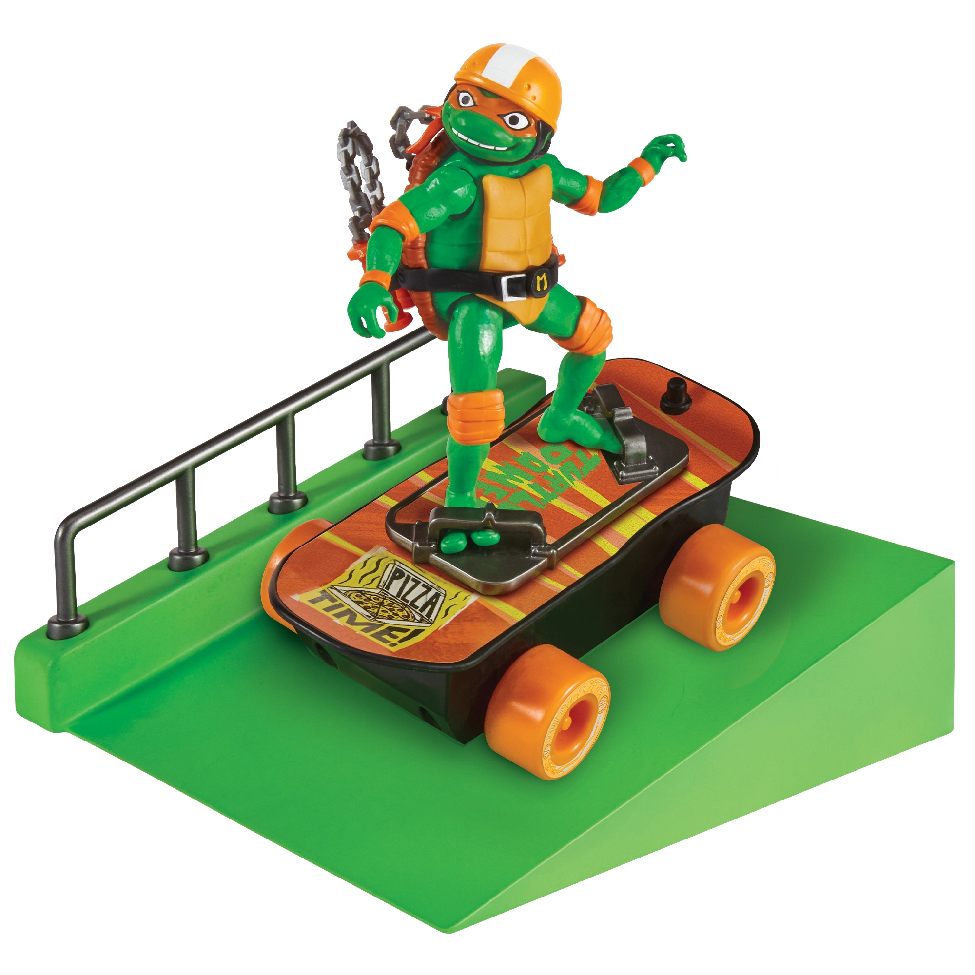 Michelangelo with Skateboard and Skatepark