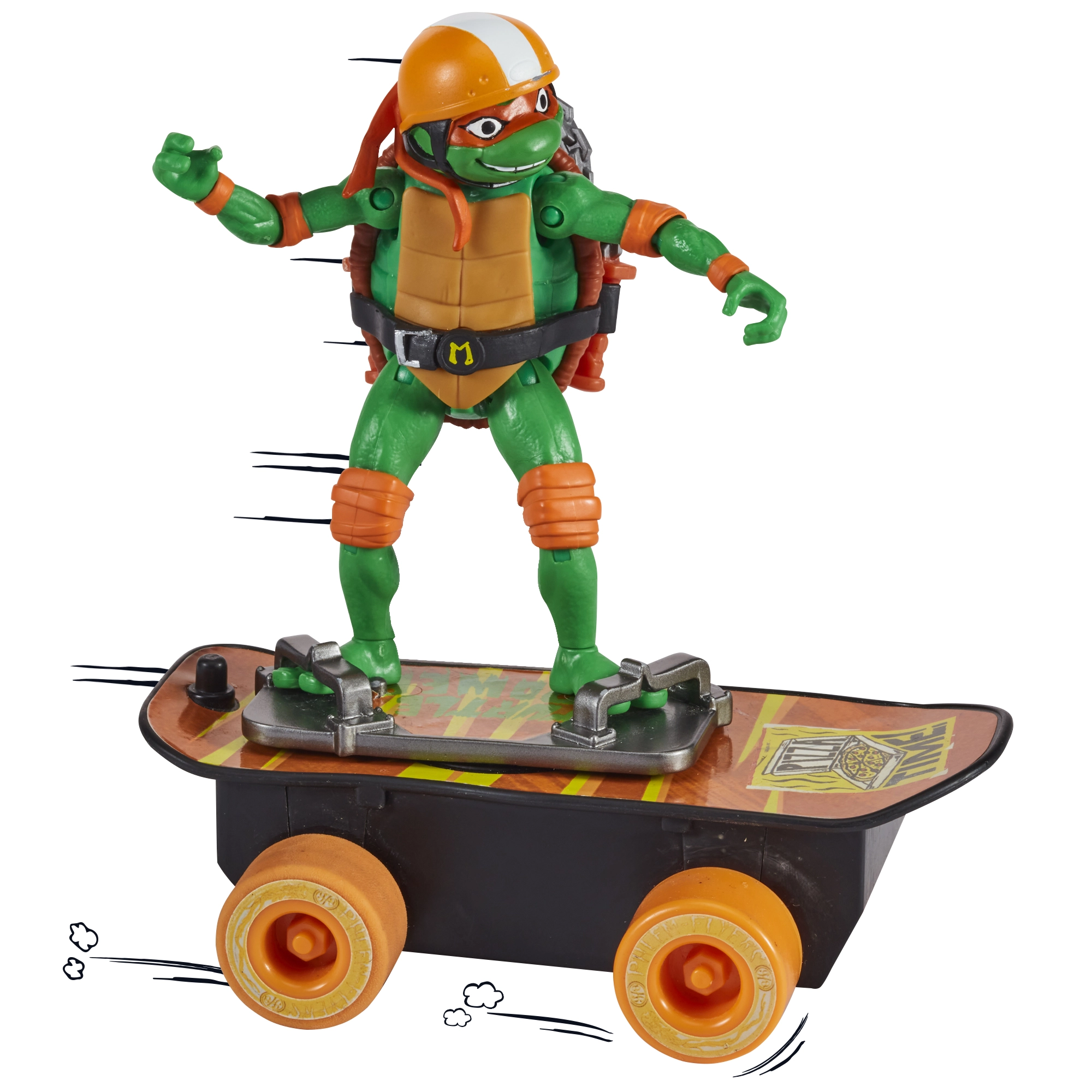 Michelangelo with Skateboard and Skatepark