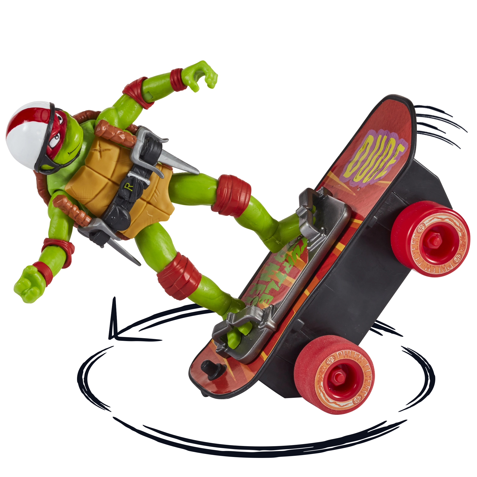Raphael with Skateboard and Skatepark
