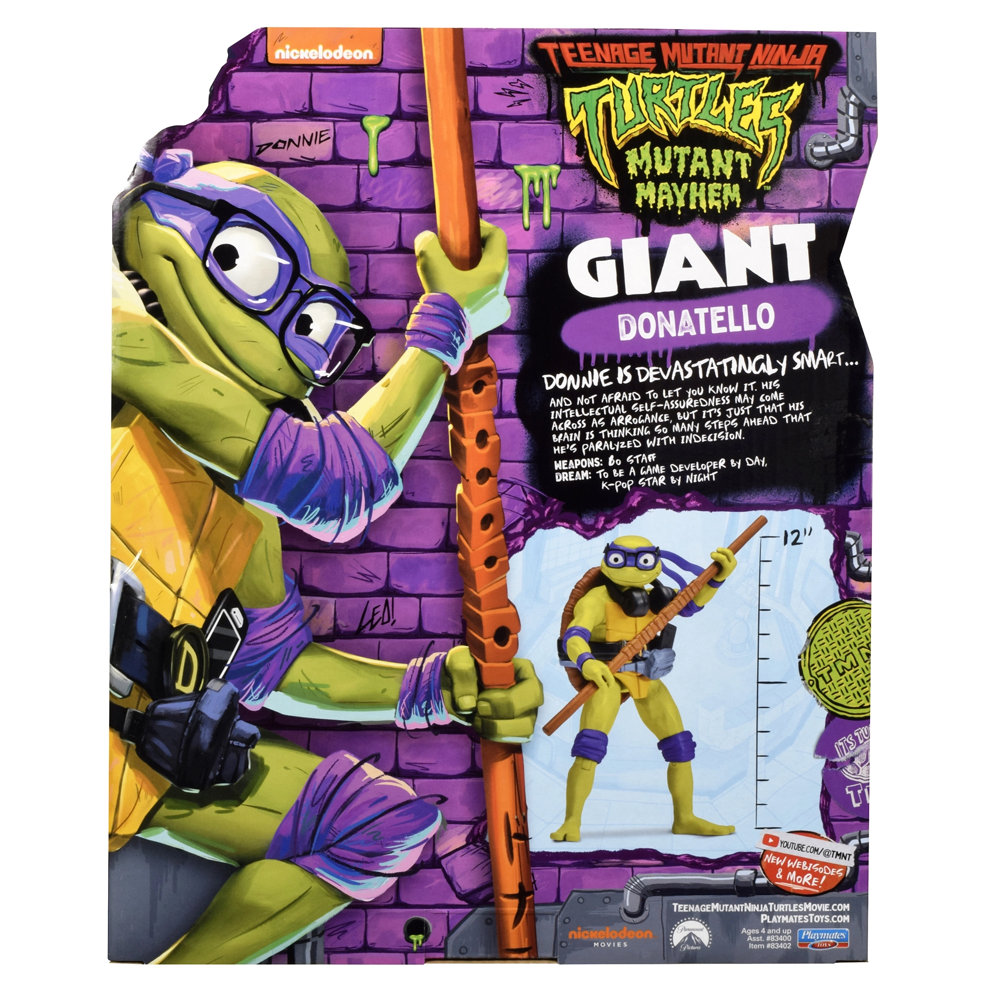12” Giant Donatello 