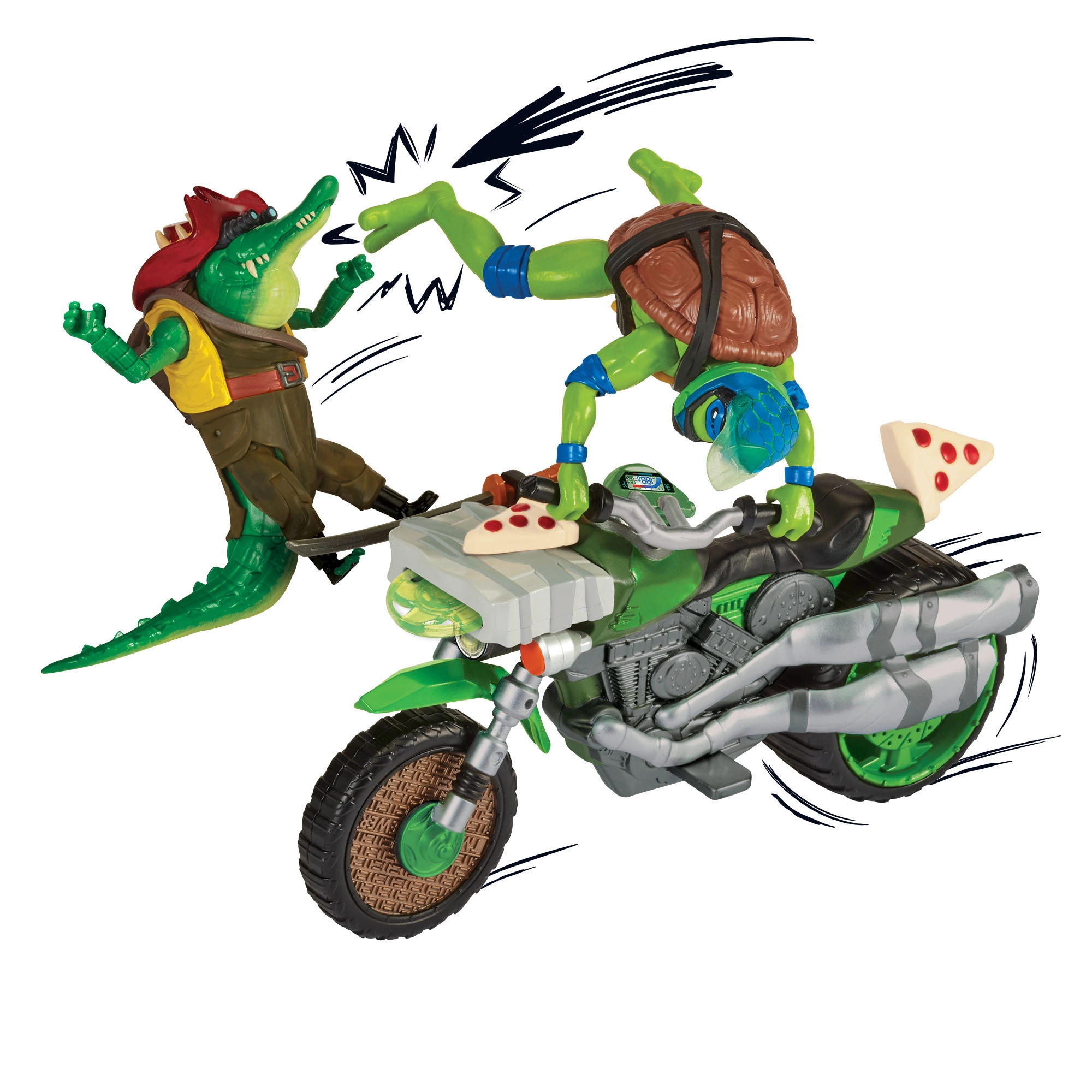 Ninja Kick Cycle with Exclusive Leonardo