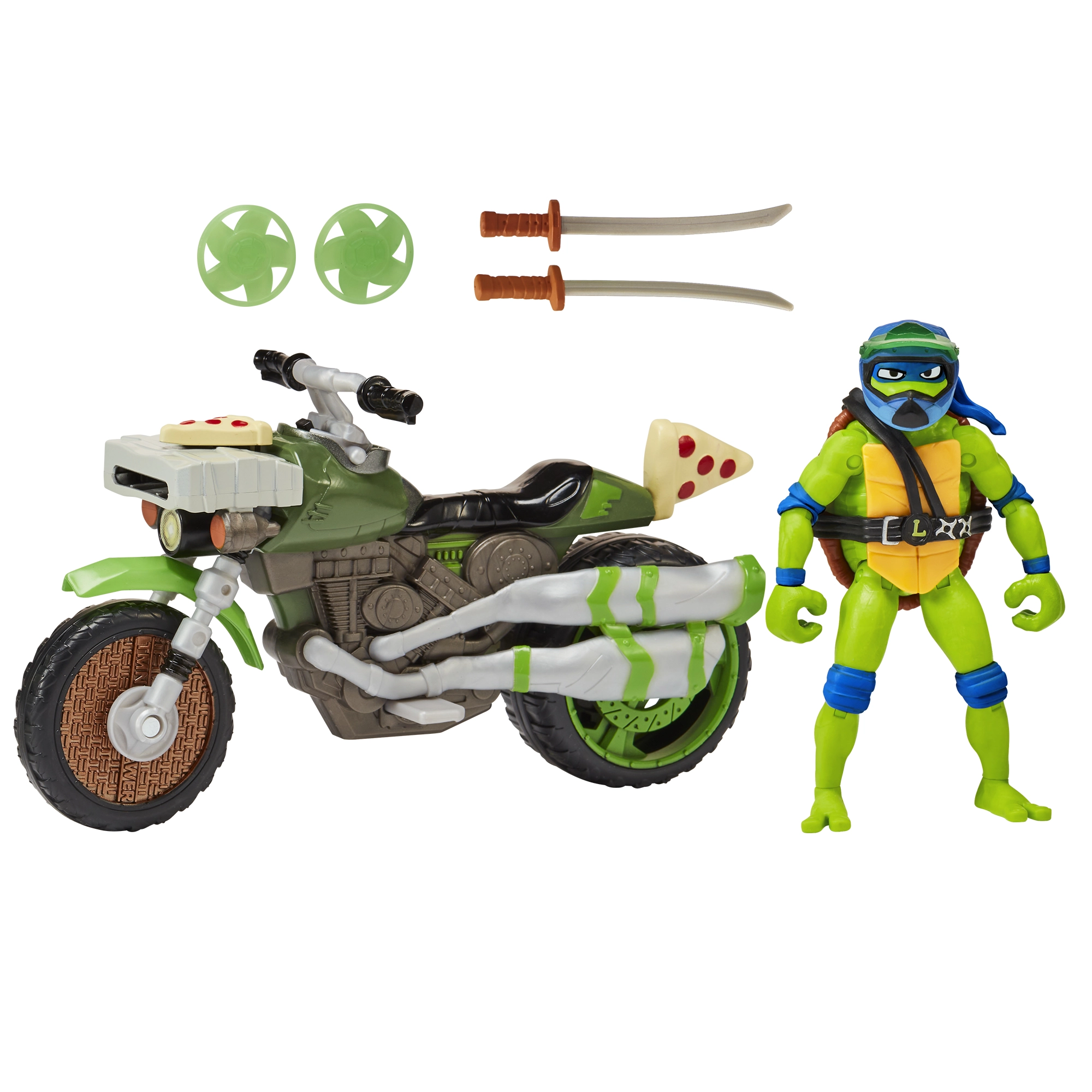 Ninja Kick Cycle with Exclusive Leonardo