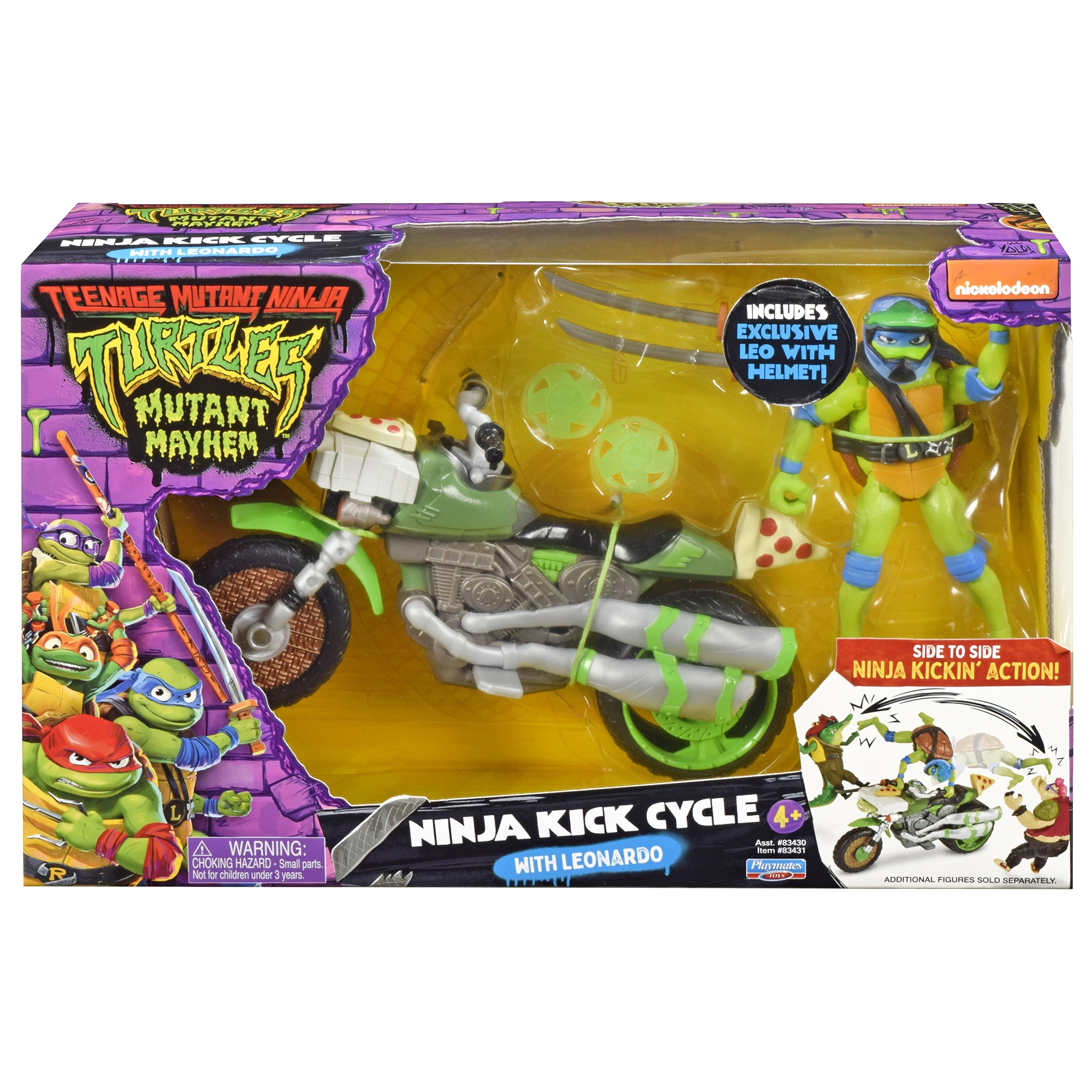 Ninja Kick Cycle with Exclusive Leonardo