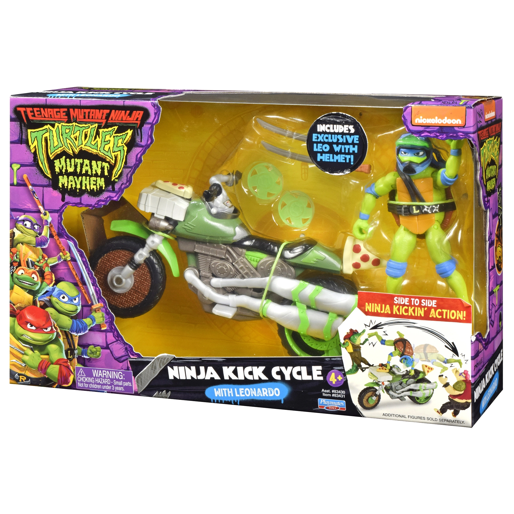 Ninja Kick Cycle with Exclusive Leonardo