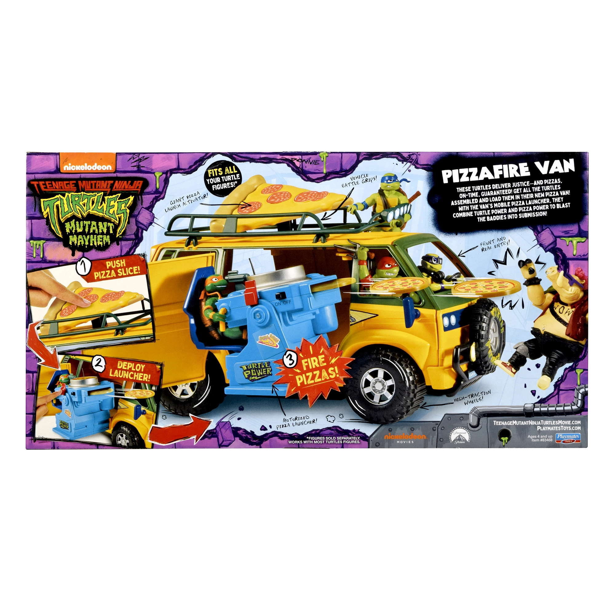 Pizza Fire Delivery Van